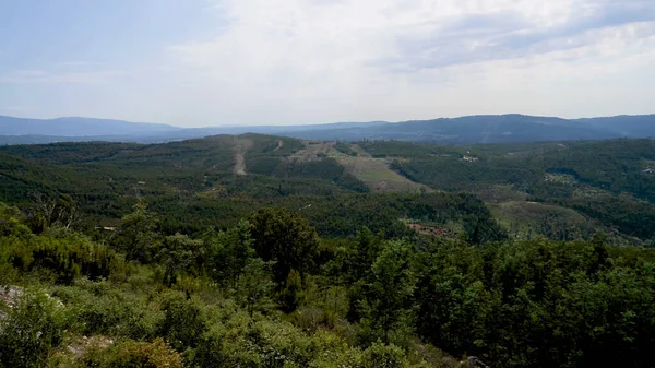 stock image View from Serra da Atalhada in Penacova, Penacova, Coimbra, Portugal.