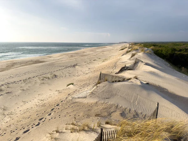 Sandy Dunes Landscape Furadouro Beach Ovar Portugal — Stock Photo, Image