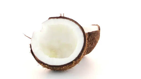 흰색으로 코코넛 — 스톡 사진