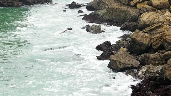 Вид Море Скалы Пенише Португалия — стоковое фото
