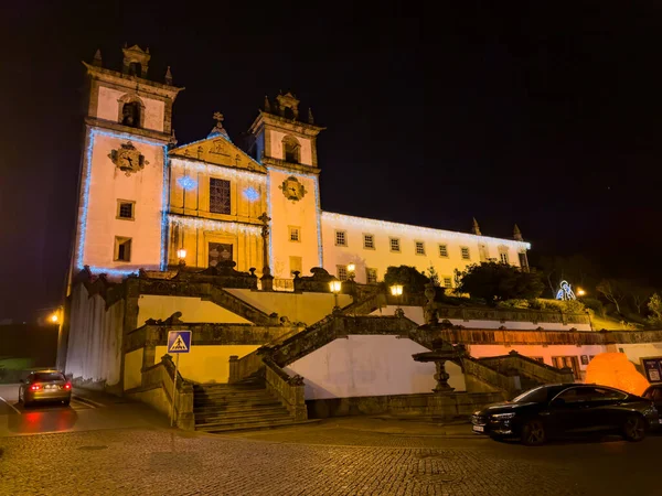 Santa Maria Feira Portugal November 2023 Vandrers Synspunkt Byens Gater – stockfoto