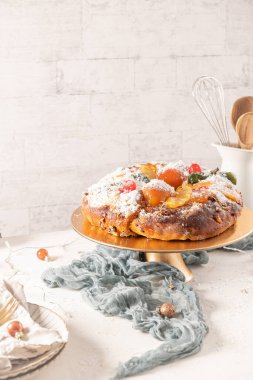 Bolo do Rei ya da Kralın Pastası, Noel, Karnaval ya da Mardi Gras için yapıldı..