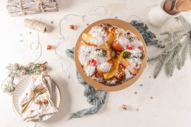 Bolo do Rei ya da Kralın Pastası, Noel, Karnaval ya da Mardi Gras için yapıldı..