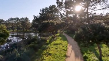 Bucaquinho Tabiat Parkı, Ovar, Portekiz kuzeyinde doğal görünümünü.