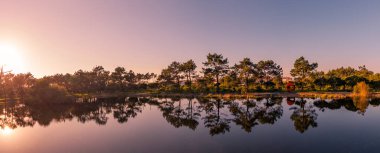 Bucaquinho Tabiat Parkı, Ovar, Portekiz kuzeyinde doğal görünümünü.