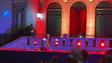 2024 Avrupa Hokkabazlık Kongresi sırasında Ateş Galası Şovu