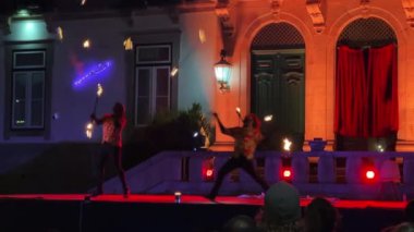 2024 Avrupa Hokkabazlık Kongresi sırasında Ateş Galası Şovu