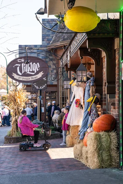 Gatlinburg Tennessee Octobre 2022 Vue Sur Les Rues Ville Touristique — Photo