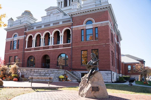 Sevierville Tennessee Outubro 2022 Vista Tribunal Histórico Estátua Dolly Parton — Fotografia de Stock