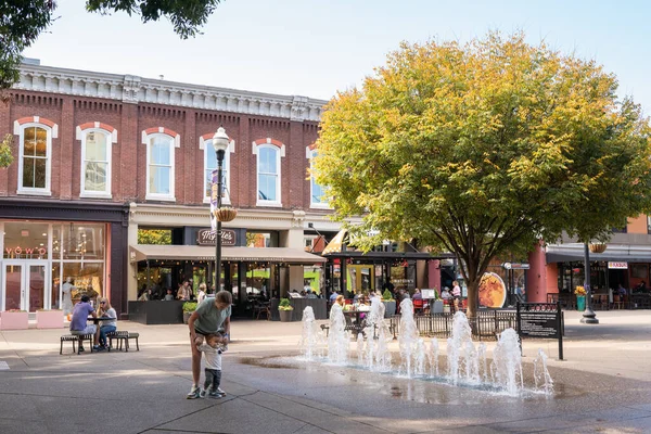 Knoxville Tennessee Oktober 2022 Adegan Jalanan Pusat Kota Bersejarah Knoxville — Stok Foto