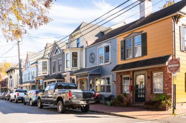 Lambertville, New Jersey - 12 Kasım 2023: Tarihi Lambertville, ABD