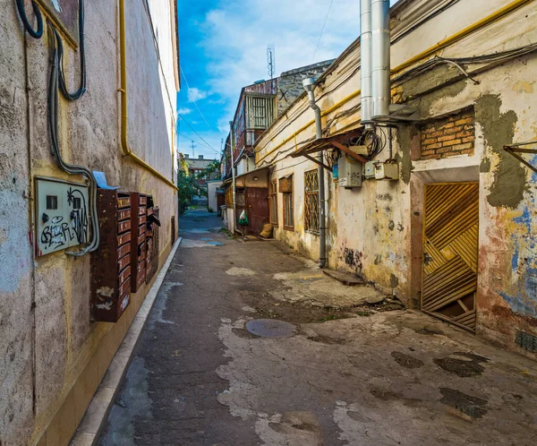 Odessa Ukraine Apr 2019 Typical Odessa Municipal Courtyard Communal Apartments — Stock fotografie