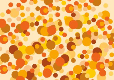 Sonbahar vektör duvar kağıdı. Renkli lensler. Gösterişli el çizimi illüstrasyon arkaplan II.