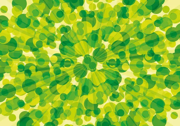 Frühlingssonnenbrand Explosion Grüner Tönungen Natürliche Blätter Konzept Abstraktes Laub Handgezeichnete Vektorgrafiken