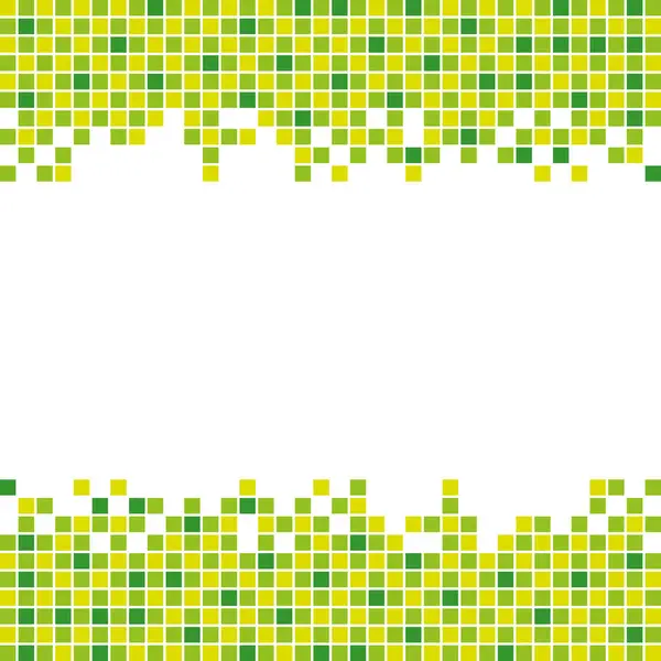 Zöld Mozaik Háttér Kézzel Rajzolt Vektor Illusztráció Vektor Grafikák