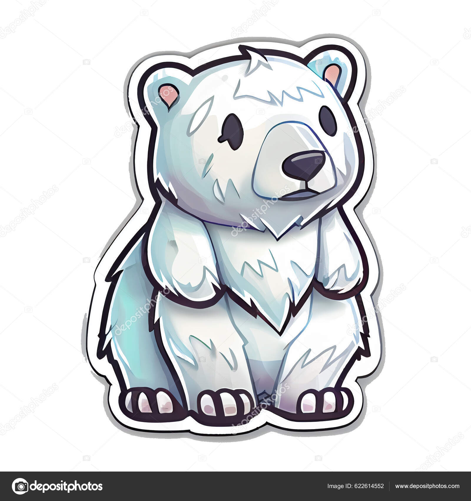 Polar bear' Sticker