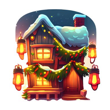  Konforlu Ev Yapıştırıcısı Noel Beyaz Arkaplan Fotoğrafları