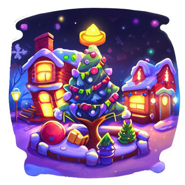  Konforlu Ev Yapıştırıcısı Noel Beyaz Arkaplan Fotoğrafları