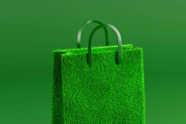 Συνείδηση Της Κατανάλωσης Άρνηση Αγοράς Τσάντα Την Πράσινη Παρασκευή Απόδοση — Φωτογραφία Αρχείου