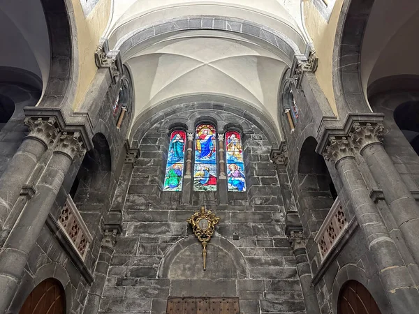 Innenraum Unserer Lieben Frau Von Salette Wallfahrtsort Notre Dame Salette — Stockfoto