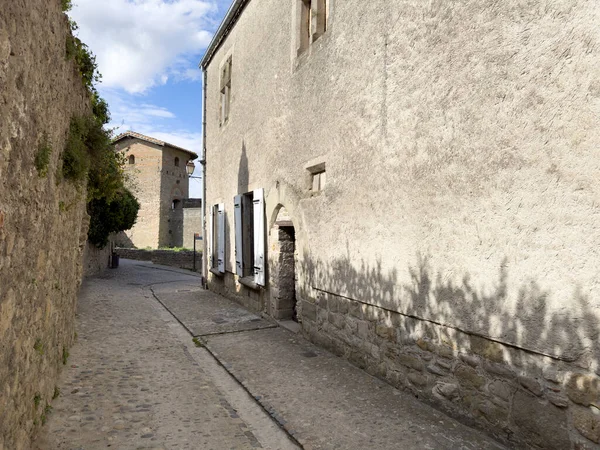 Μοναδικό Μεσαιωνικό Φρούριο Carcassonne Aude Γαλλία Εγγεγραμμένο Στον Κατάλογο Μνημείων — Φωτογραφία Αρχείου