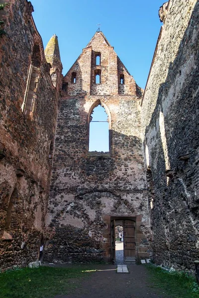Rosa Coeli Kilise Manastır Kalıntıları Ivancice Kasabası Yakınlarındaki Dolni Kounice — Stok fotoğraf