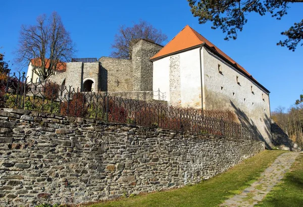 Castelo Svojanov República Checa Castelo Foi Fundado Século Xiii — Fotografia de Stock