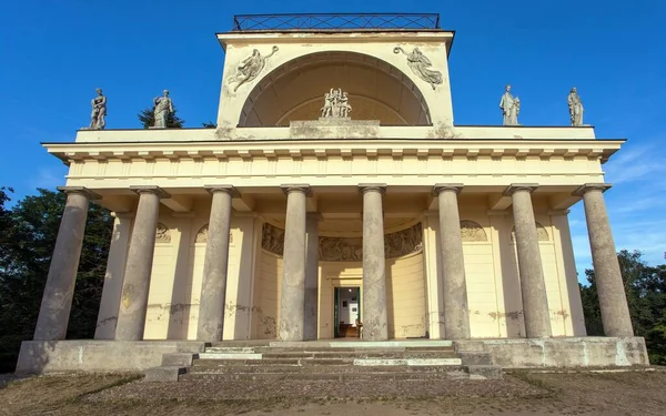 stock image Temple of Apollo, local name is Apolonuv chram, Lednice and Valtice area, South Moravia, Czech Republic