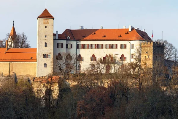 Castillo Bitov Moravia Del Sur República Checa Castillo Gótico Renacentista — Foto de Stock