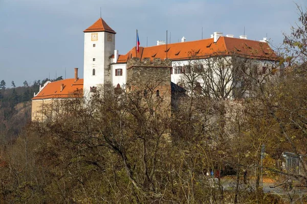 Kasteel Bitov Zuid Moravië Tsjechië Gotisch Renaissance Kasteel — Stockfoto