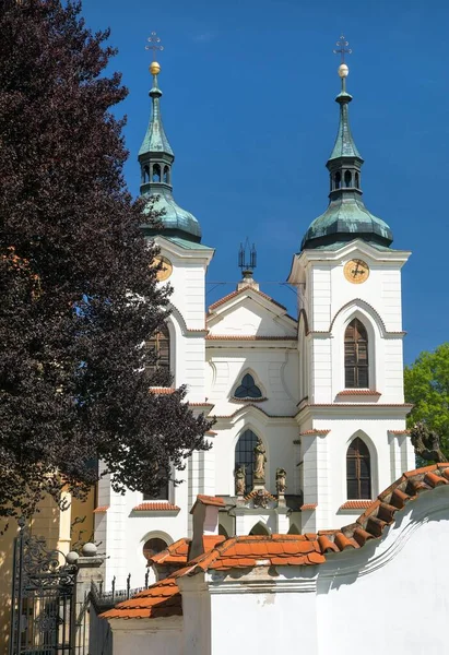 チェコ共和国ヴィソチナ地方ペルリモフ地区ヤン ブラゼジ サンティニ アイヒェルによるバロック建築 — ストック写真