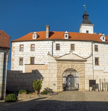 Jevisovice kalesi, güzel Moravya kalesi, Güney Moravya, Çek Cumhuriyeti