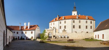 Jevisovice kalesi, güzel Moravya kalesi, Güney Moravya, Çek Cumhuriyeti