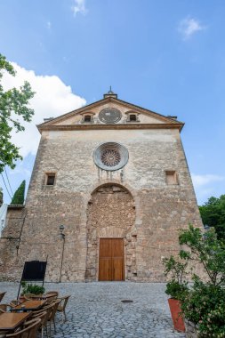 Tarihi Sant Bartomeu Kilisesi - Valldemossa, Mallorca, Balearic Adaları, İspanya