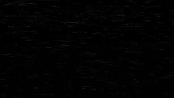 Интерференция Экрана Повреждения Царапины Телевизионные Артефакты Визуальные Полосы Шум Заднем — стоковое видео