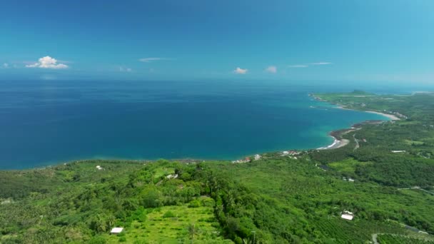 台湾台东杜兰湾的航景 — 图库视频影像
