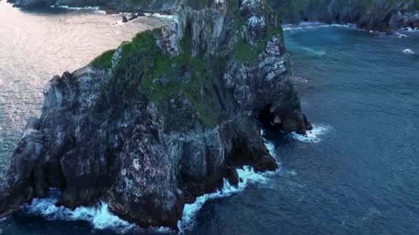Vedere Aeriană Wuyanjiao Capul Capului Central Munților Taiwan — Videoclip de stoc