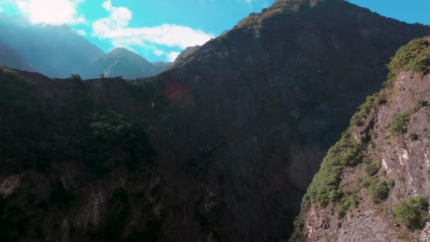 丽乌江峡谷的空中景观 Taroko国家公园 — 图库视频影像
