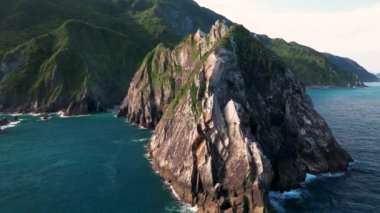 Aerial view of Wuyan Cape ,Taiwan.