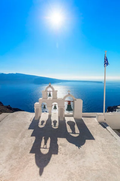 Santorini Grekland Minimalistisk Komposition Traditionell Arkitektur Santorini Vita Valv Med — Stockfoto