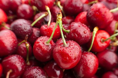 kiraz odaklı makro detay yakın plan