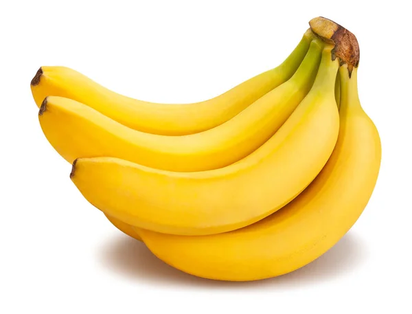 Banana Monte Caminho Isolado Branco — Fotografia de Stock