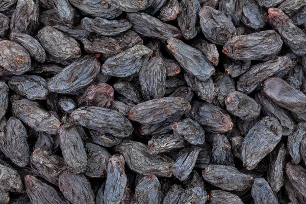 Raisins Noirs Gros Plan Texture Fond — Photo