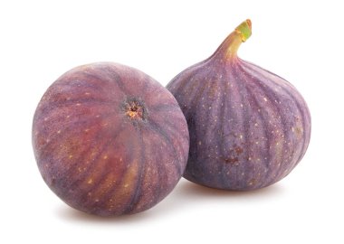 İncir yolu beyazda izole