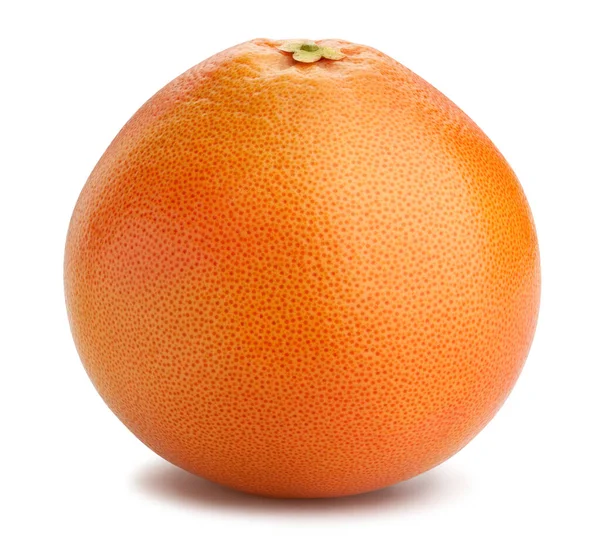 Grapefruit Path Isolated White — Stock Photo, Image