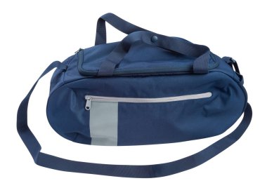 geniş omuz çantası yolu beyaz üzerinde izole