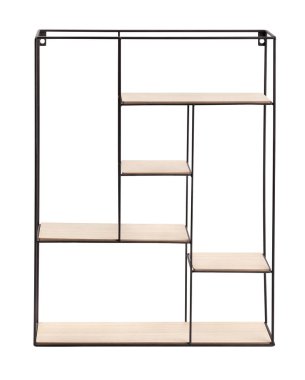 duvar raf yolu beyaz üzerinde izole