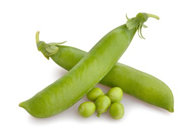 bezelye yolu beyaz üzerinde izole