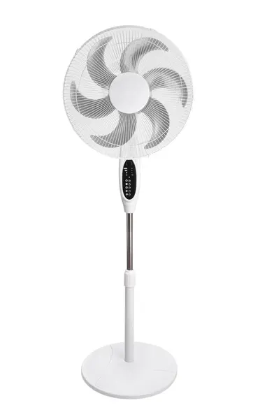 stock image standing fan path isolated on white