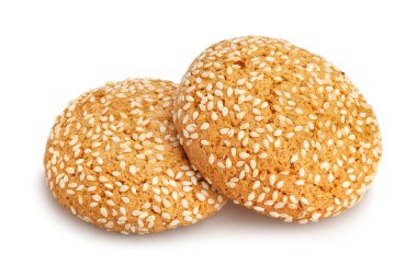 yulaf kurabiyesi yolu beyaz üzerinde izole